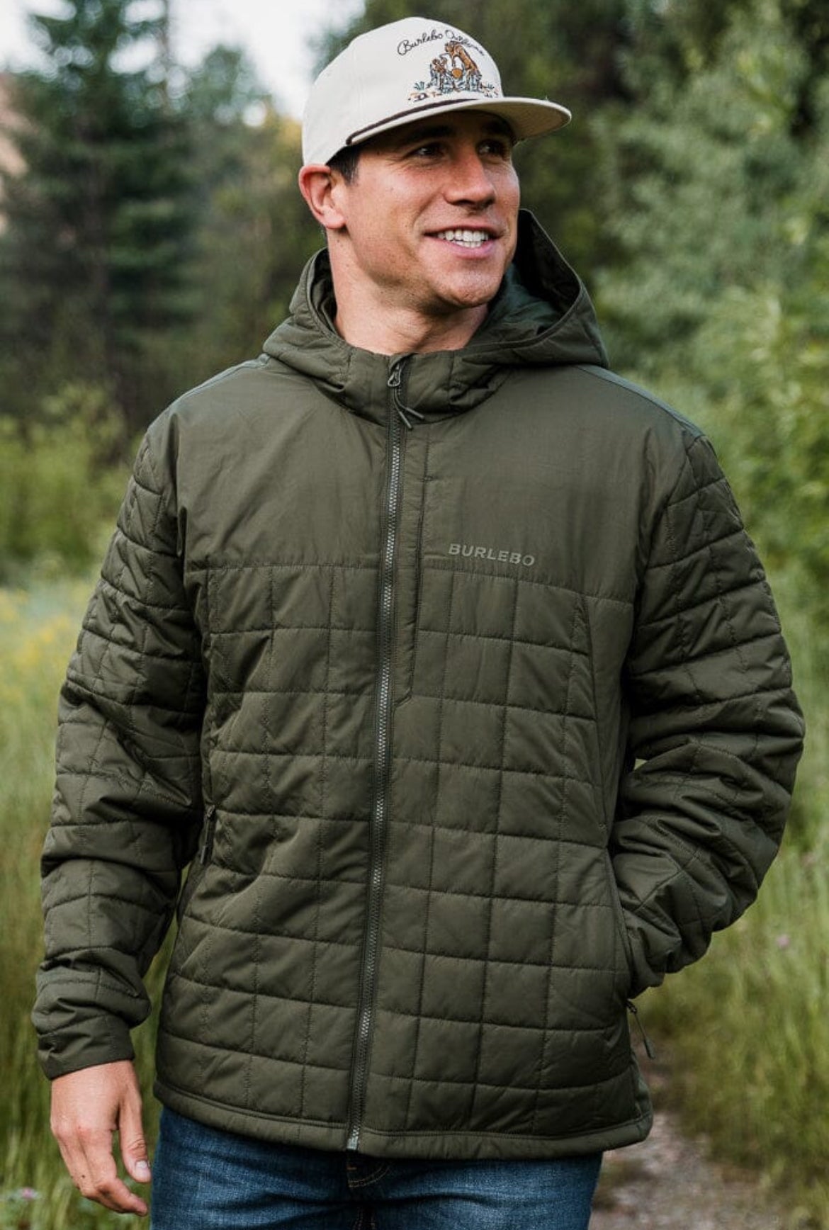 Puffer Jacket - Mallard Green (Oversized)