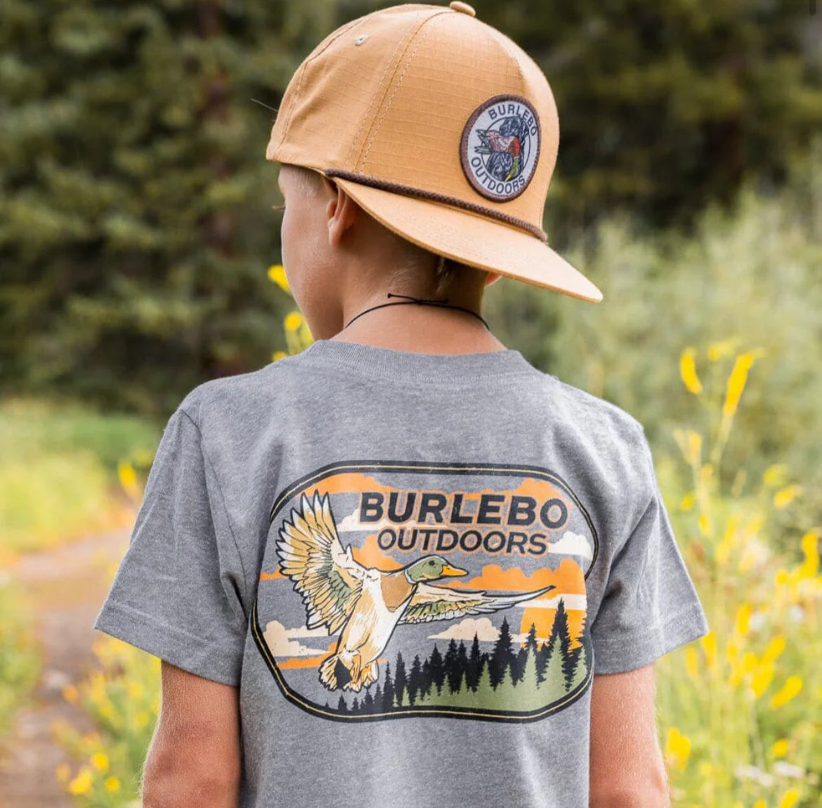 Youth Tee - Timber Ducks - SS - Dark Heather Grey