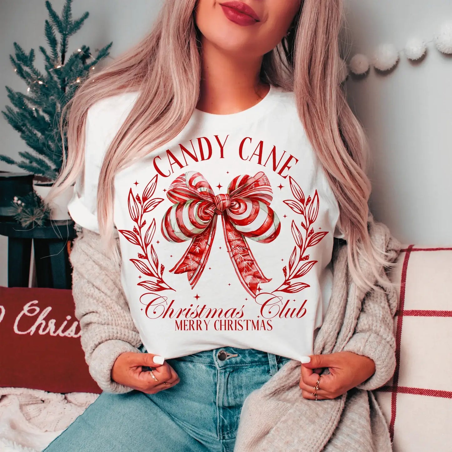 Candy Cane Christmas Club Sweatshirts & Tee’s