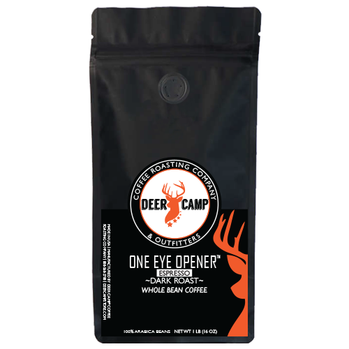 DEER CAMP® Coffee One Eye Opener™ Dark Espresso Blend 1 lb.