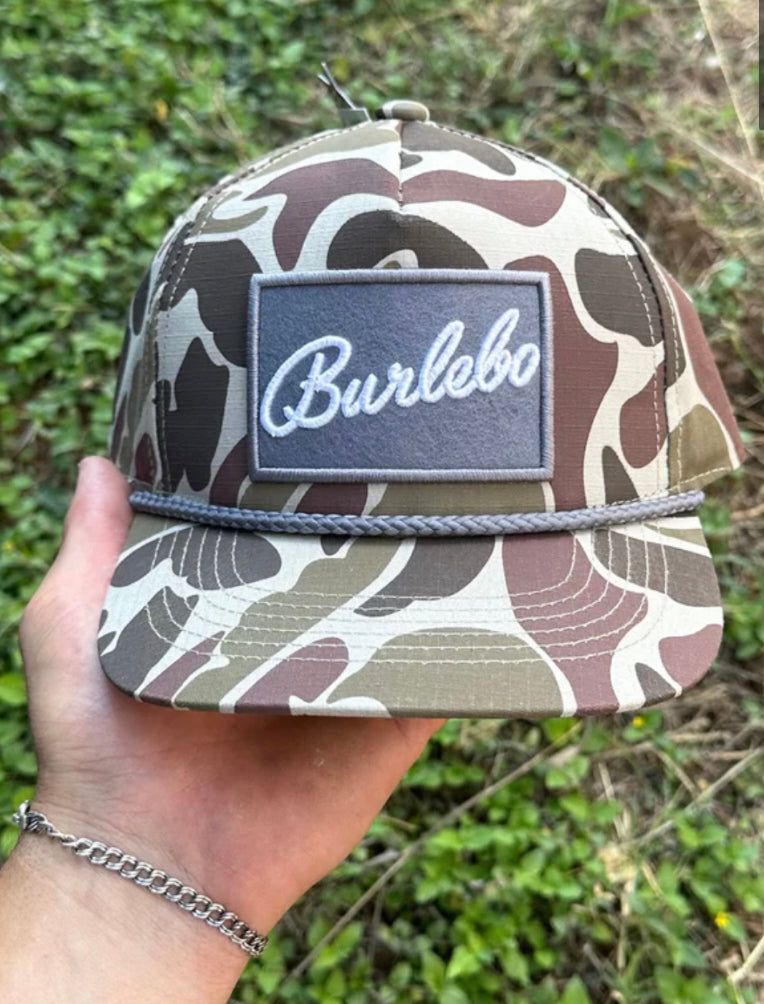 Youth Cap - BURLEBO Grey Patch