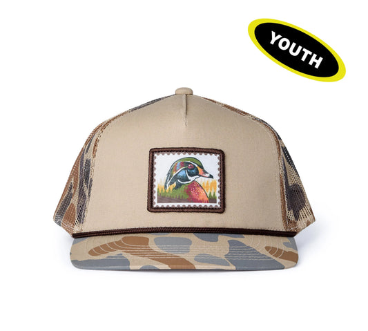 Youth Cap - Wood Duck Stamp - Camo