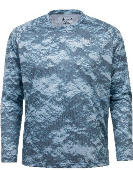 Anglur- Aquamarine Men’s Long Sleeve Shirt