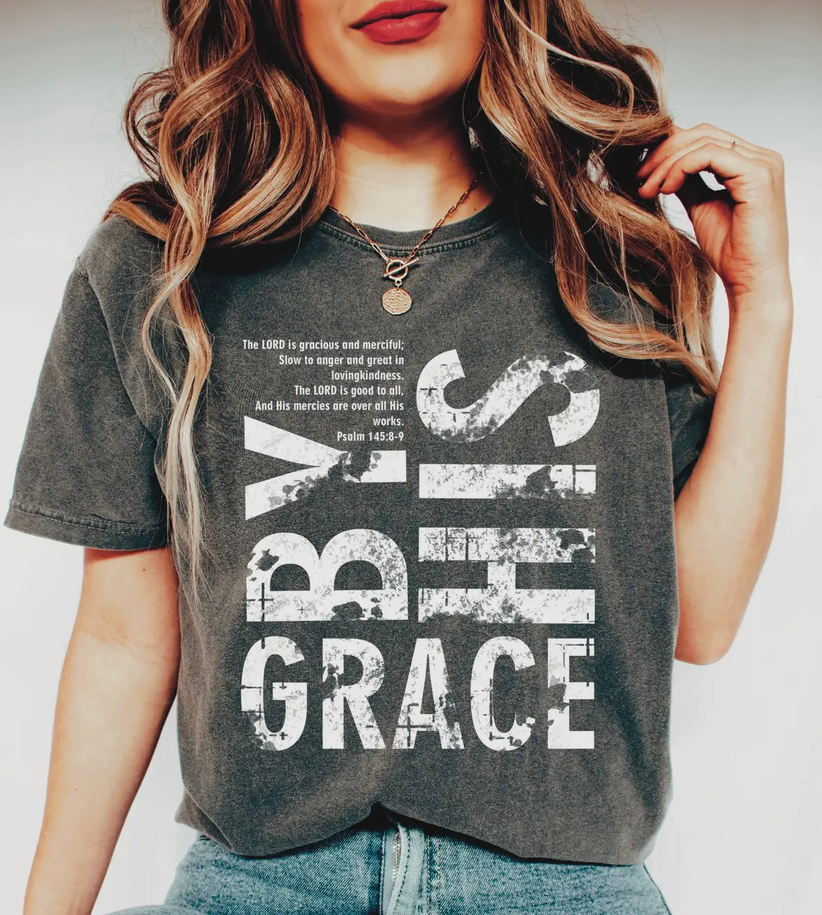 Christian Tee Comfort Colors Cute Women By His Grace