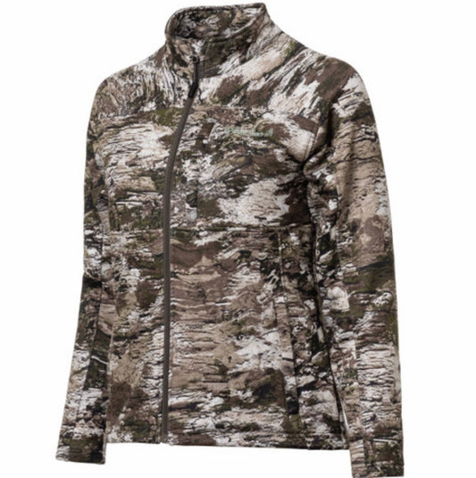 Women's Midweight, Soft Shell Fleece-Interior Hunting Jacket Camo