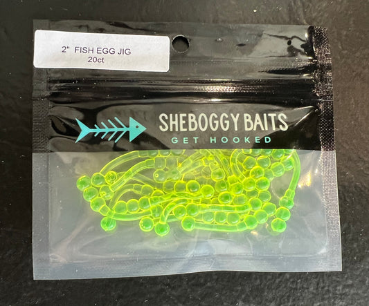 SHEBOGGY FISH EGG JIG 2" 
20ct