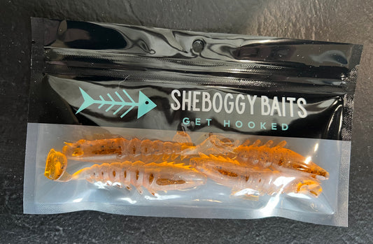 SHEBOGGY Orange Shrimp 4ct