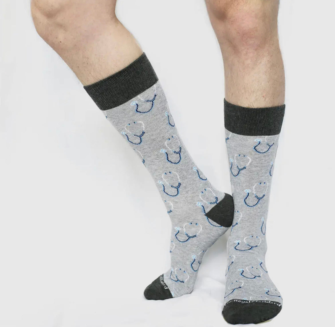 Men's Medical Socks Gray/Blue
One Size