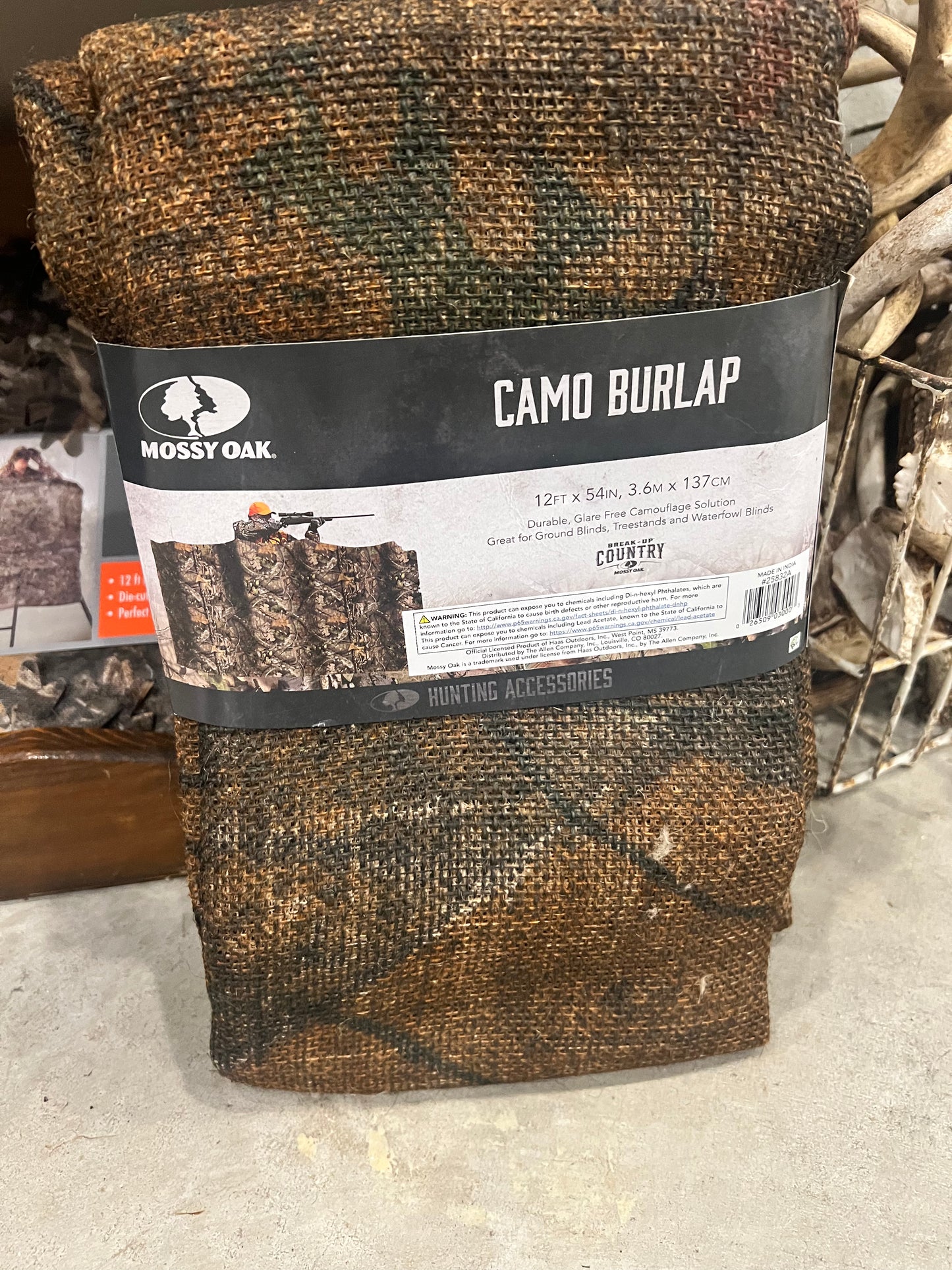 BURLAP BLIND FABRIC